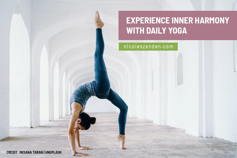 Experience inner harmony with daily yoga